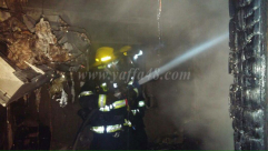 بالصور: منتصف الليلة - احتراق منزل وسط مدينة الرملة دون وقوع إصابات 